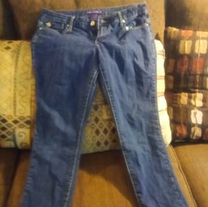 Drama Gold Blue Jeans, Size 9/10, Blue Jean